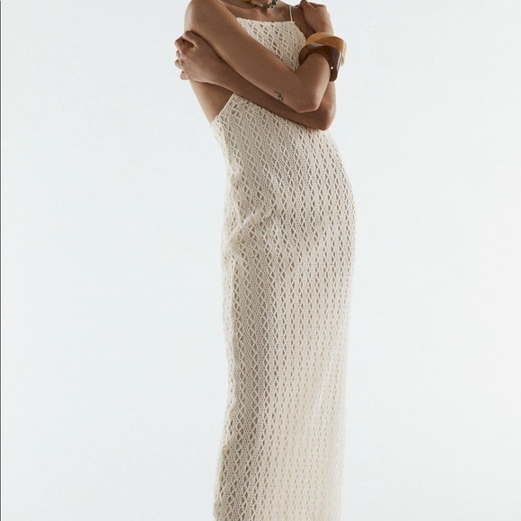 New with tags Zara crochet halter dress - Picture 3 of 6